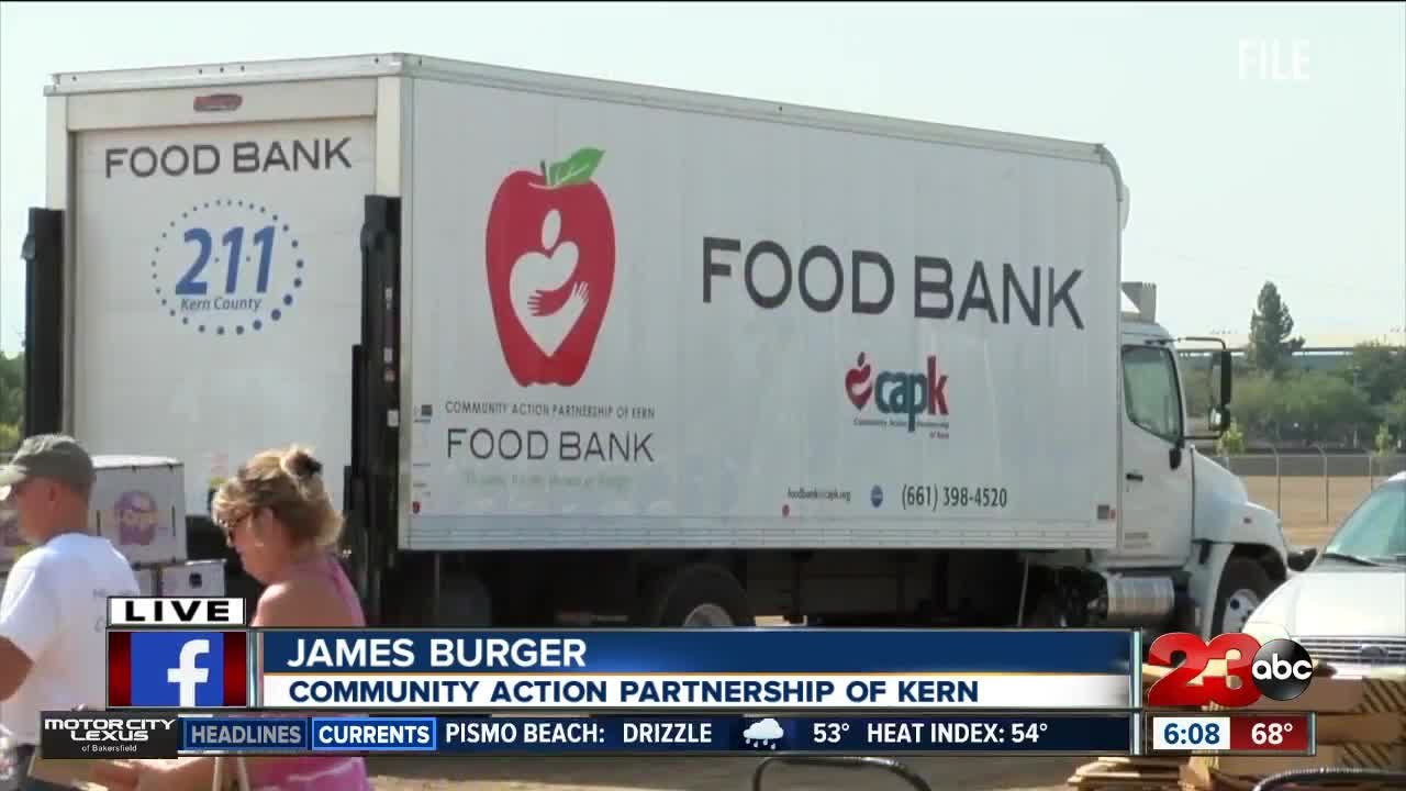 CAPK distributing free food at Kern County Fairgrounds