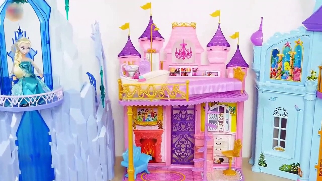 Princess Barbie doll Pink Royal Castle - Mermaid Bedroom Putri Barbie Istana Princesa Castelo | Karla D.