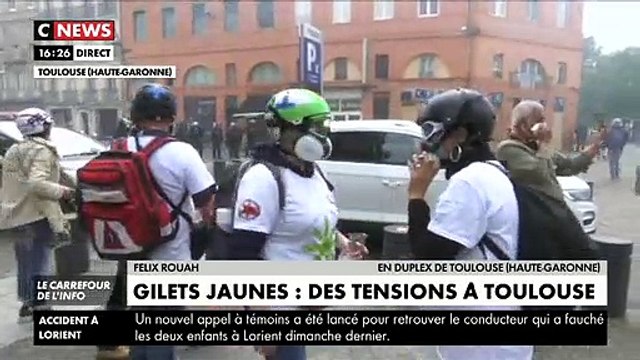 Incidents à Toulouse lors de la manifestation des Gilets Jaunes - Samedi 15 juin 2019