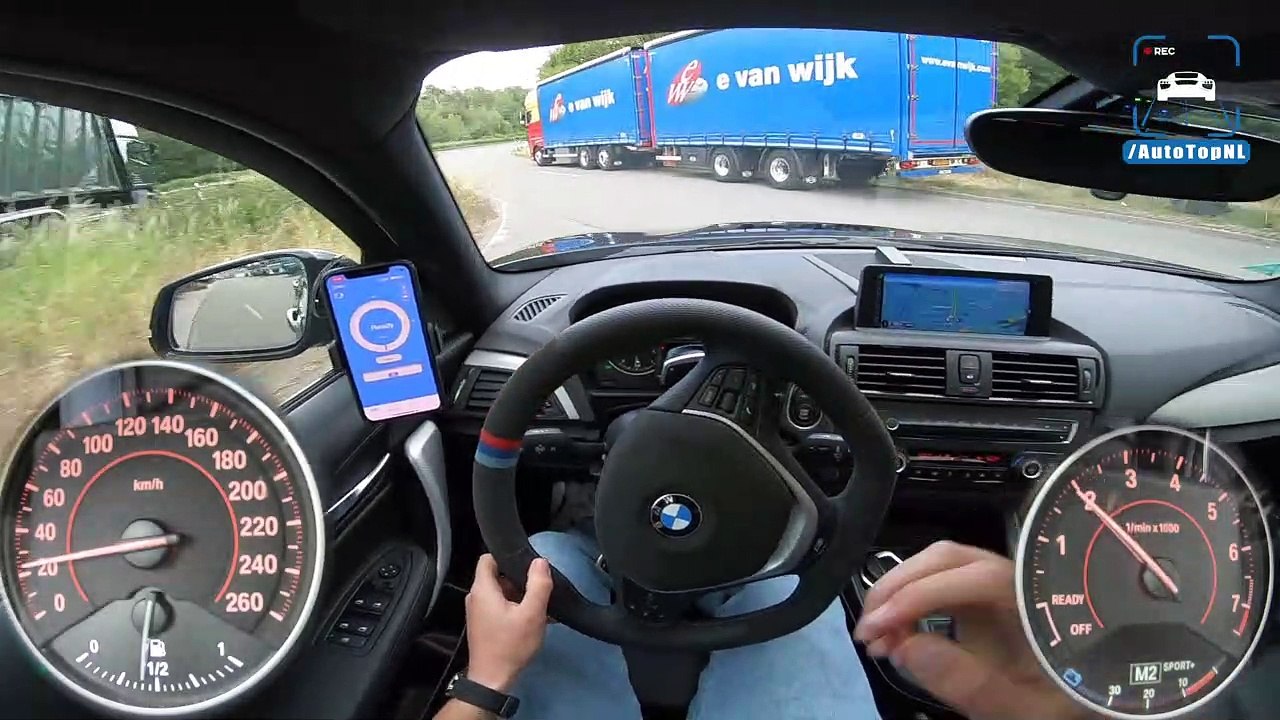 BMW M135i xDrive 451HP BR Performance AUTOBAHN POV 287km/h GPS by AutoTopNL