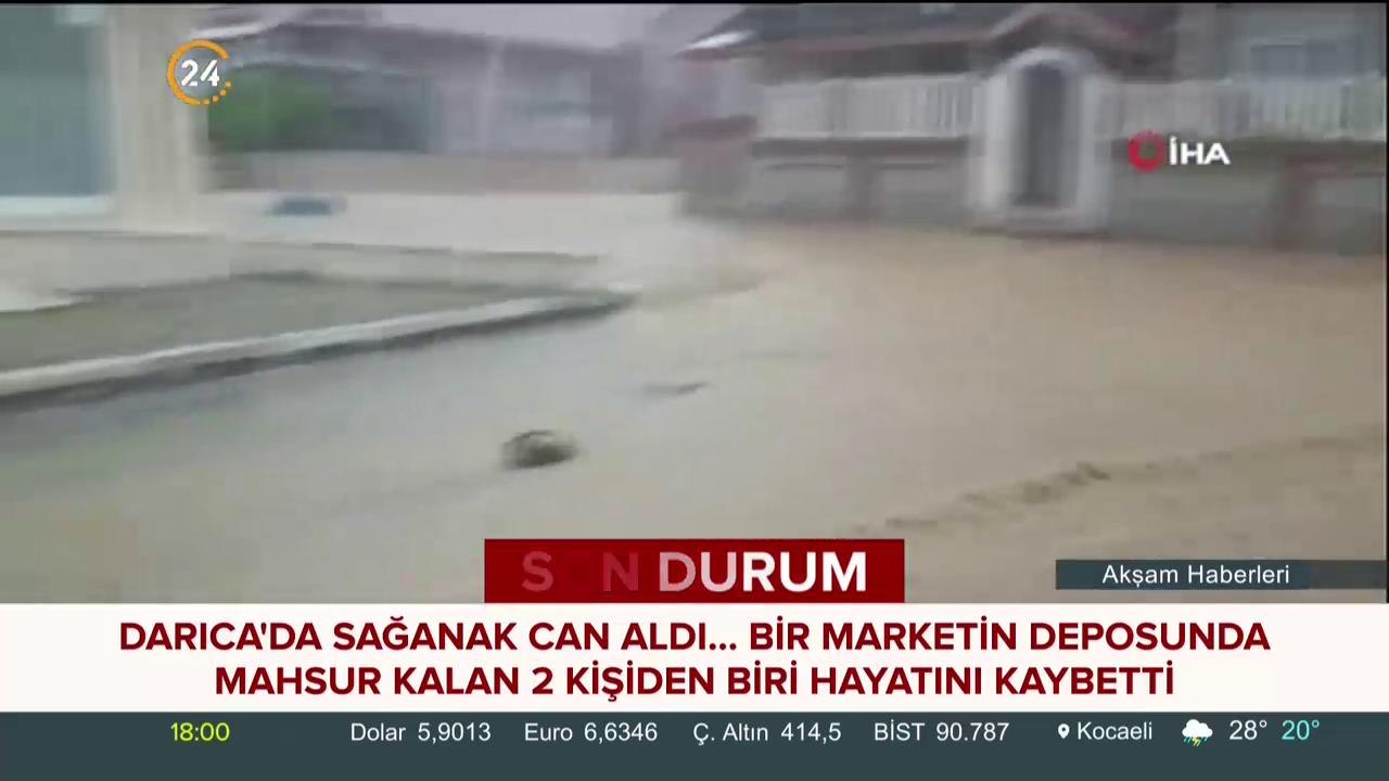 Darıca'da sağanak can aldı
