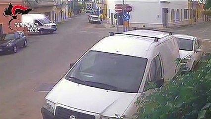 Lecce - Operazione mordi e fuggi in azione i carabinieri di Tricase Presicce Lecce Bari e Foggia (17.05.19)