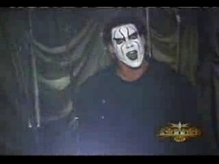 Sting on the last WCW Nitro