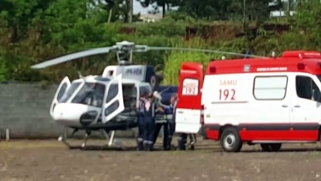 Helicóptero transporta bebê de Assis Chateuabriand para Cascavel