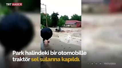 Denizli Acıpayam'da yağmur sele yol açtı