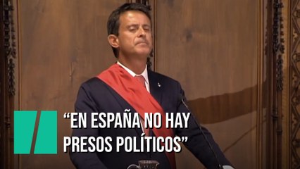 Abucheos a Valls al decir que no hay presos políticos