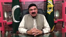 Railway minister Sheikh Rasheed record a message for Pakistani team ahead of Pak Vs Ind