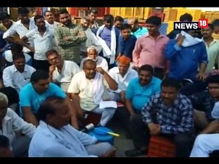 अलवर की फल सब्जी मंडी में तनाव को देखते हुए तैनात हुआ पुलिस जाप्ता