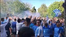 Ambiente Previo del Málaga-Deportivo en las Inmediaciones de la Rosaleda