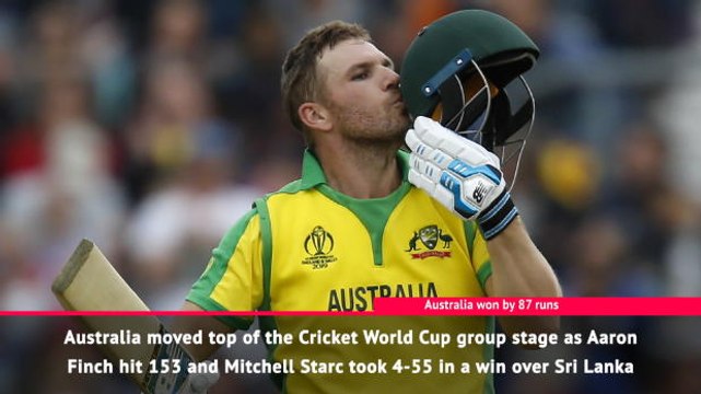 Fast Match Report - Finch and Starc fire Australia to victory