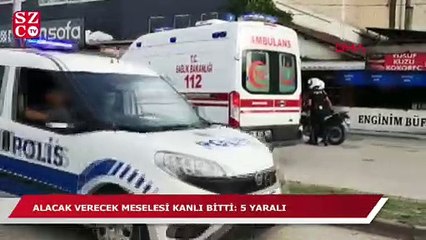 Kavgada satır ve bıçaklar çekildi! Yaralılar var