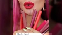 22 Hot Red Bridal Lipstick Shades,Red Lip Colour Art Swatches Compilation.