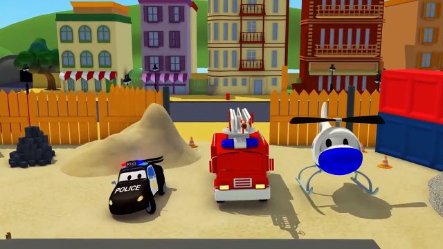 La Super Patrouille - La grue manquante - La Ville des Voitures Dessin animé pour enfants