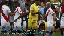 Perú y Venezuela empatan 0-0 en debut en Copa América