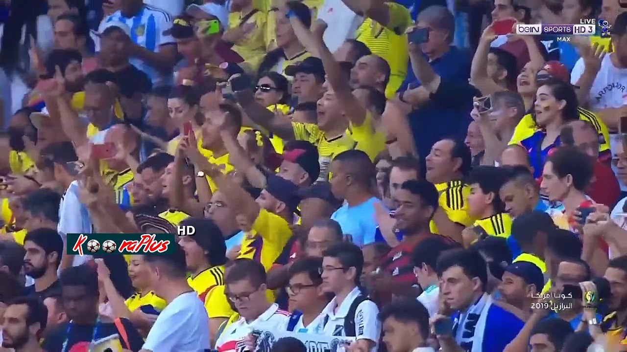 ملخص مباراة الارجنتين وكولومبيا 0-2