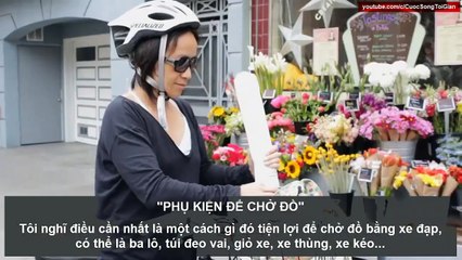 Nghệ thuật chở đồ bằng xe đạp
