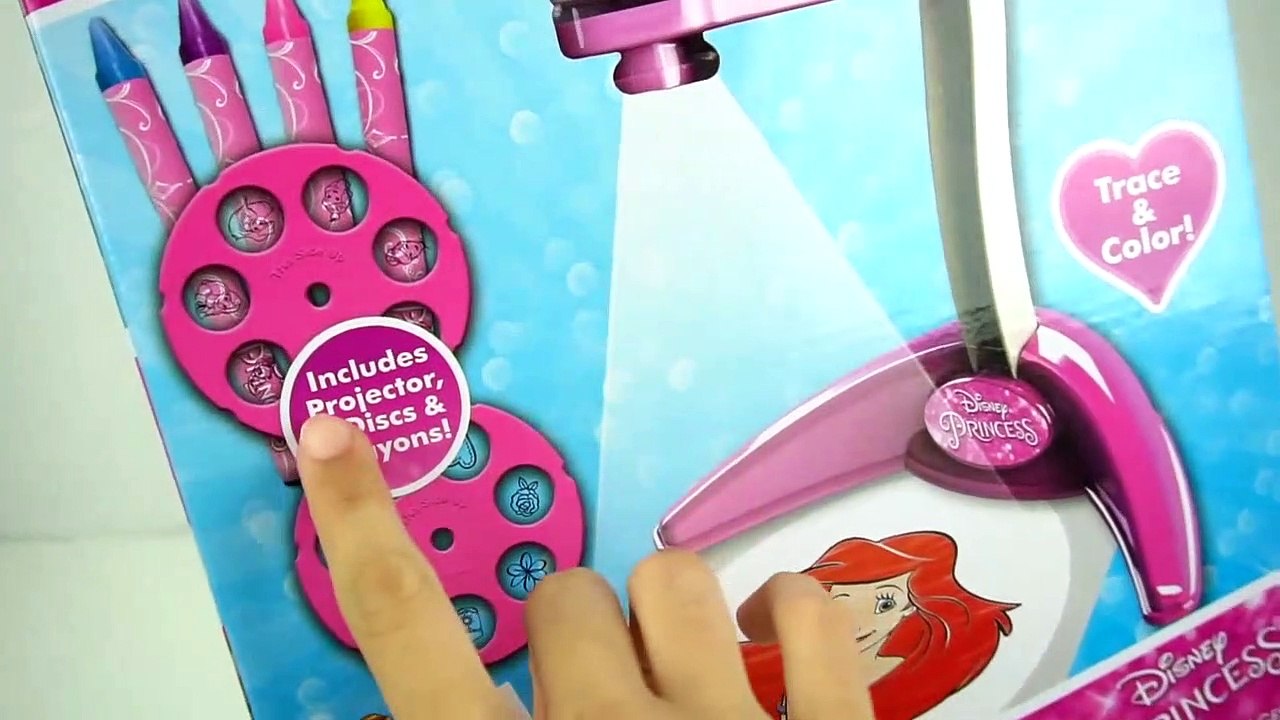 Proyector Para Dibujar Princesas Disney - Coloreando dibujos Infantiles + Juguetes Sorpresa