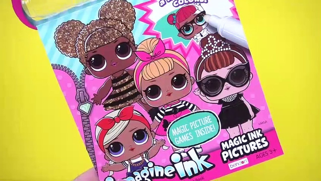 Coloreando con Rotulador Magico de LOL Surprise - Juguetes de Titi Para Niños