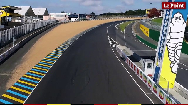 Sur le circuit des 24 Heures du Mans