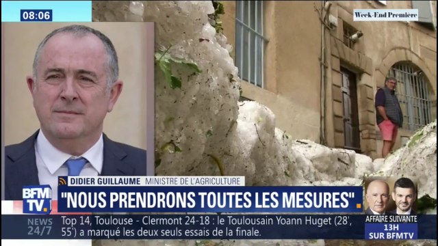 Orages: L'État déclarera l'état de catastrophe naturelle annonce le ministre de l'Agriculture