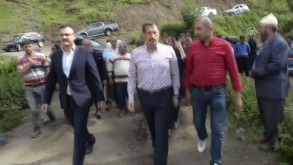 Heyelan riski nedeniyle boşaltılan köy - Vali Masatlı