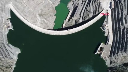 ARTVİN TÜRKİYE'NİN EN HIZLI AKAN NEHRİNDEKİ BARAJLAR, YÜZDE YÜZ DOLDU