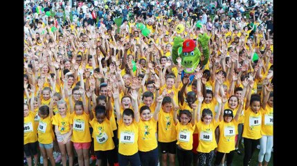 VERVIERS jogging des enfants pour la 1ère fois à Bielmont