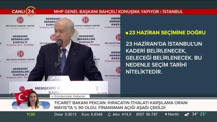 MHP Lideri Bahçeli konuşuyor
