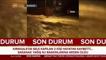 Sağanak yağış su baskınlarına neden oldu