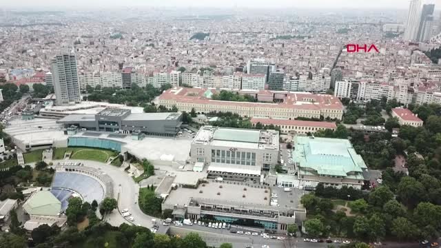 ORTAK YAYININ YAPILACAĞI LÜTFİ KIRDAR'IN HAVADAN GÖRÜNTÜSÜ