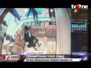 Perampok Emas Bersenpi yang Nekat! Lokasinya di Tempat Ramai