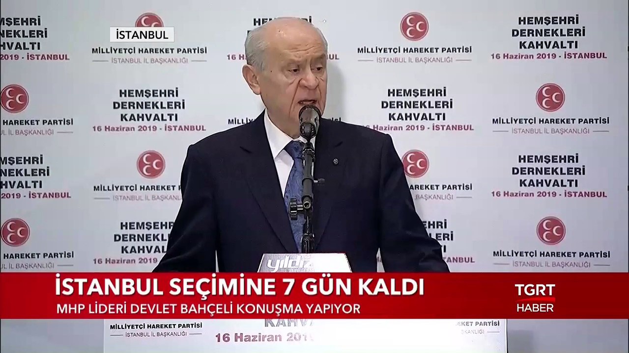 Bahçeli Hemşehri Dernekleri ile Kahvaltı Etkinliğinde Konuştu