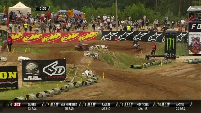 Jeffrey Herlings passes Arnaud Tonus and wins MXGP Race 1 - MXGP of Latvia 2019