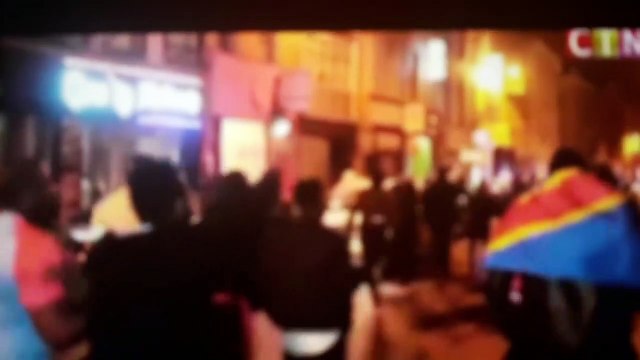Meanwhile in Brussels hundreds of Congolese shout this is Africa