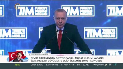 Başkan Erdoğan TİM Genel Kurulu'nda konuşuyor