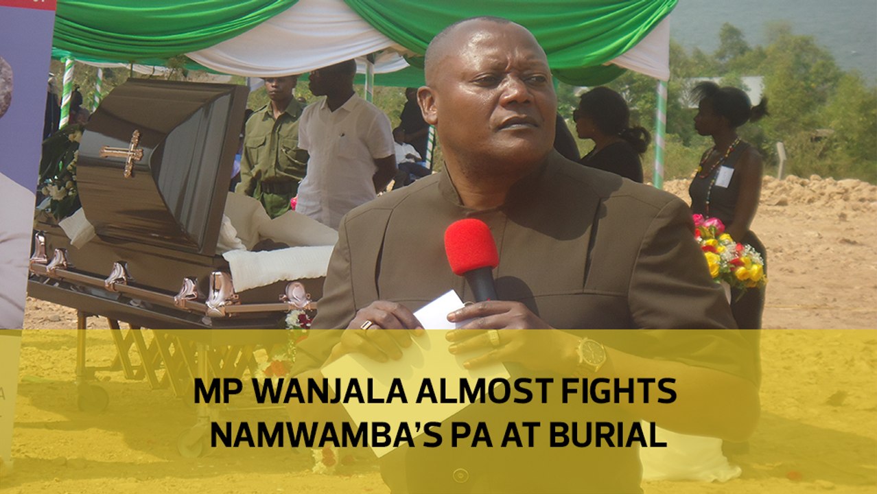 MP Wanjala almost fights Namwamba's PA at burial