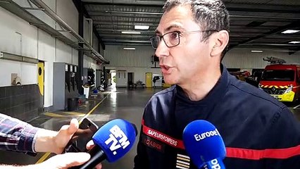 Lieutenant-colonel Gabion du service départemental d'incendie et de secours de la Drôme