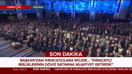 Başkan Erdoğan TİM Genel Kurulu'nda konuşuyor