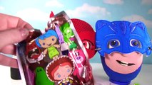 Huge PJ Masks Play Doh Surprise Eggs! Disney Toys   Owlette, Gekko & Catboy