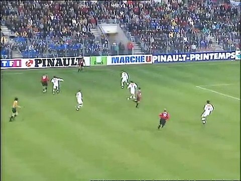 16/04/97 : Ousmane Dabo (45') : Rennes - Lyon (2-1)