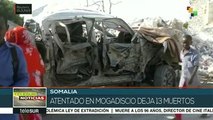 Somalia: atentado deja 13 muertos y 17 heridos