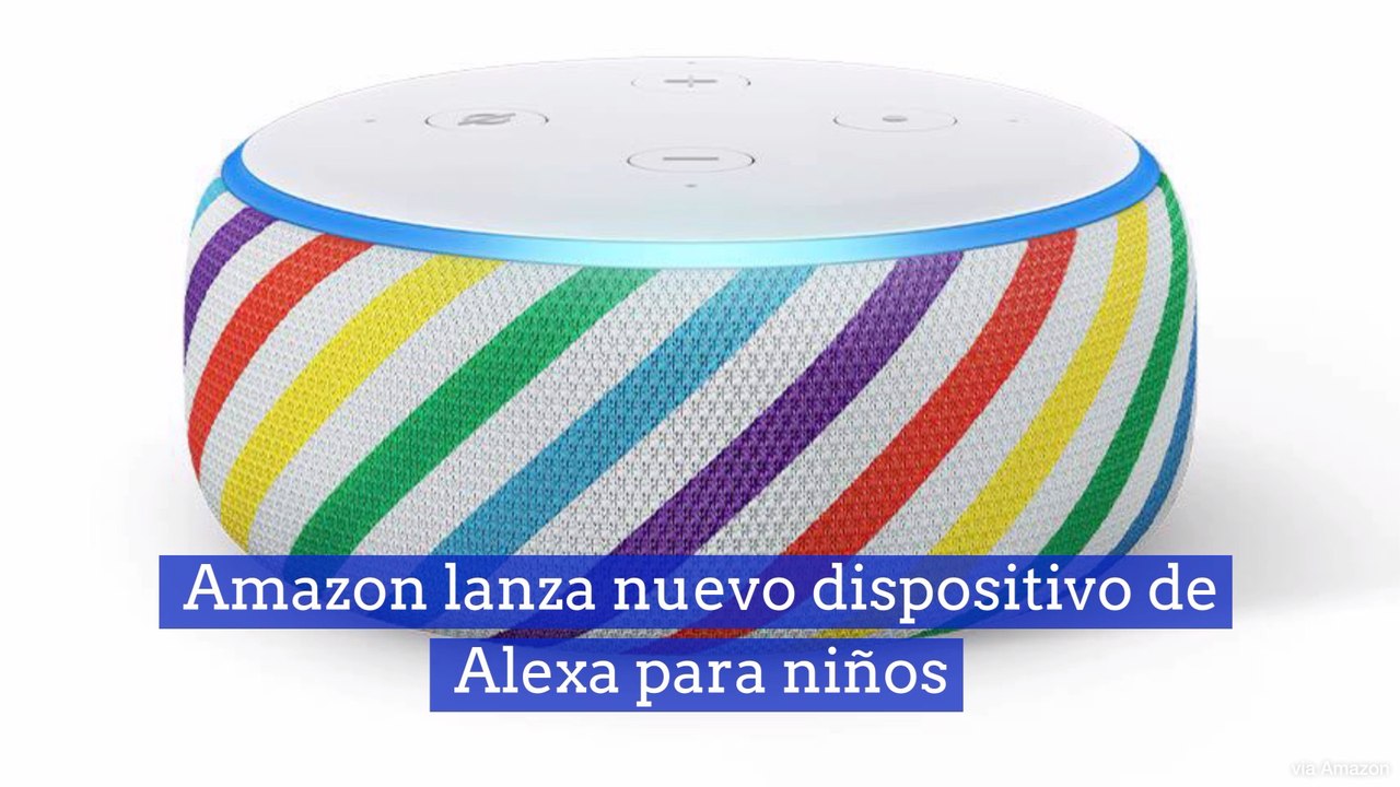 Amazon lanza nuevo dispositivo de Alexa para niños