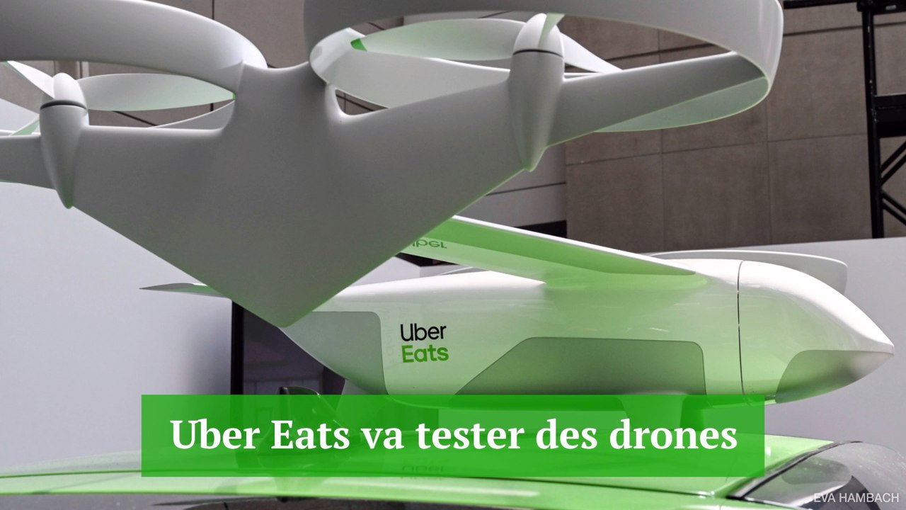 Uber va tester la livraison de repas par drones