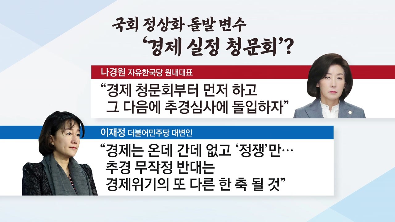 여야 담판 무산...한국당 뺀 국회 소집 추진 / YTN