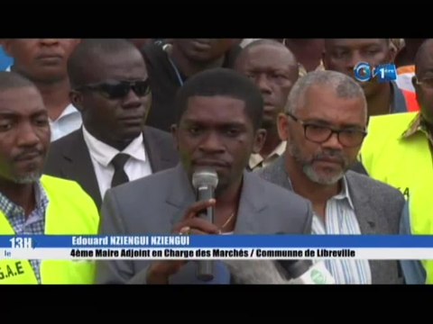 RTG/Lancement de l’opération d’identification des commerçants de l’ensemble des marchés de la capitale gabonaise présidé par le 4ème adjoint au maire de la commune de Libreville