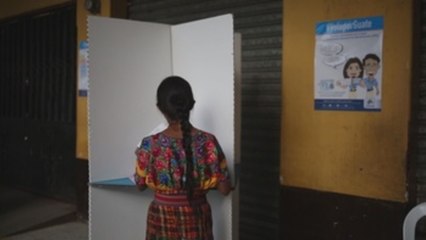 Indígenas guatemaltecos de San Juan Sacatepéquez se abocan a las urnas