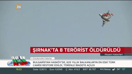 Şırnak'ta 8 terörist öldürüldü