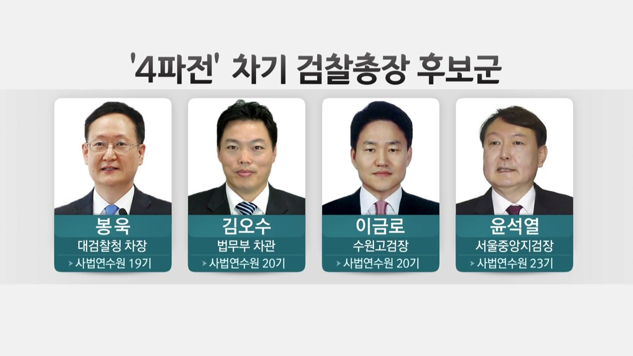 文 정부 두 번째 검찰총장...이르면 오늘 靑 지명 / YTN