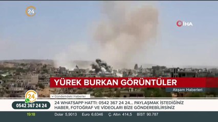 Suriye'de yürek burkan görüntüler