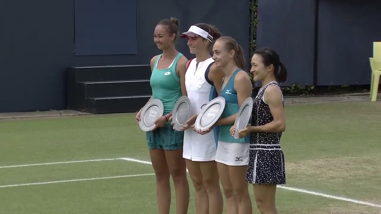 20190616 WTA s-Hertogenbosch Final Aoyama/Krunic 2-0 Kerkhove/ Schoofs - Set2 Full Match Replay